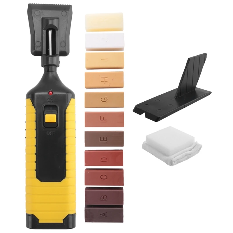 Laminate Flooring Repair Kit Electric Heating Wood Floor Scratch Repair Plastic+Resin For Furniture