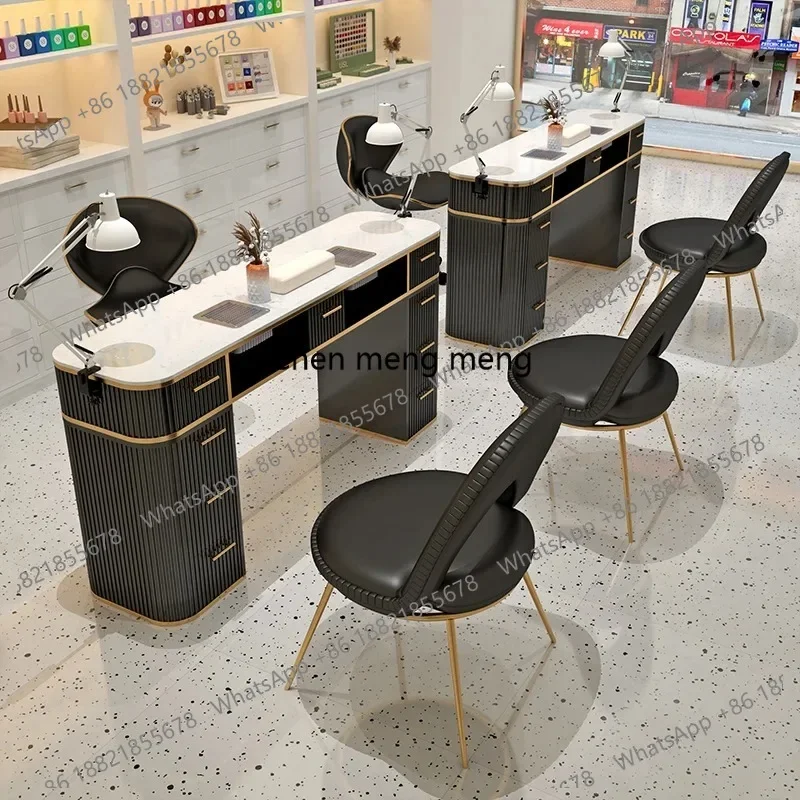 F150 Drawers Nail Table Professional Design Luxury Manicurist Tables Equipment Display Mesa De Manicure Salon Home Furnishings