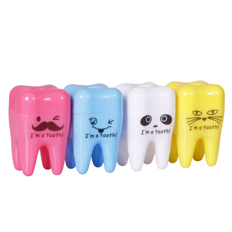 1 Piece Teeth Creative Cartoon Pencil Sharpener Office Supply Gift Doctor Cute Kawaii School Accessories