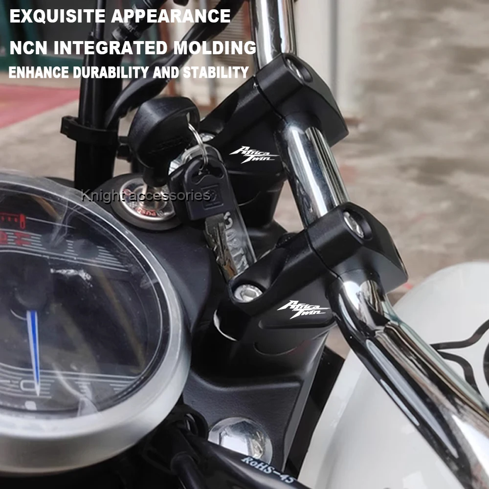 For Africa Twin CRF 1100 L CRF1100L Adventure Sports 2022 Handlebar Riser Clamp CNC Handle Bar Lift Extend Adapter Mount