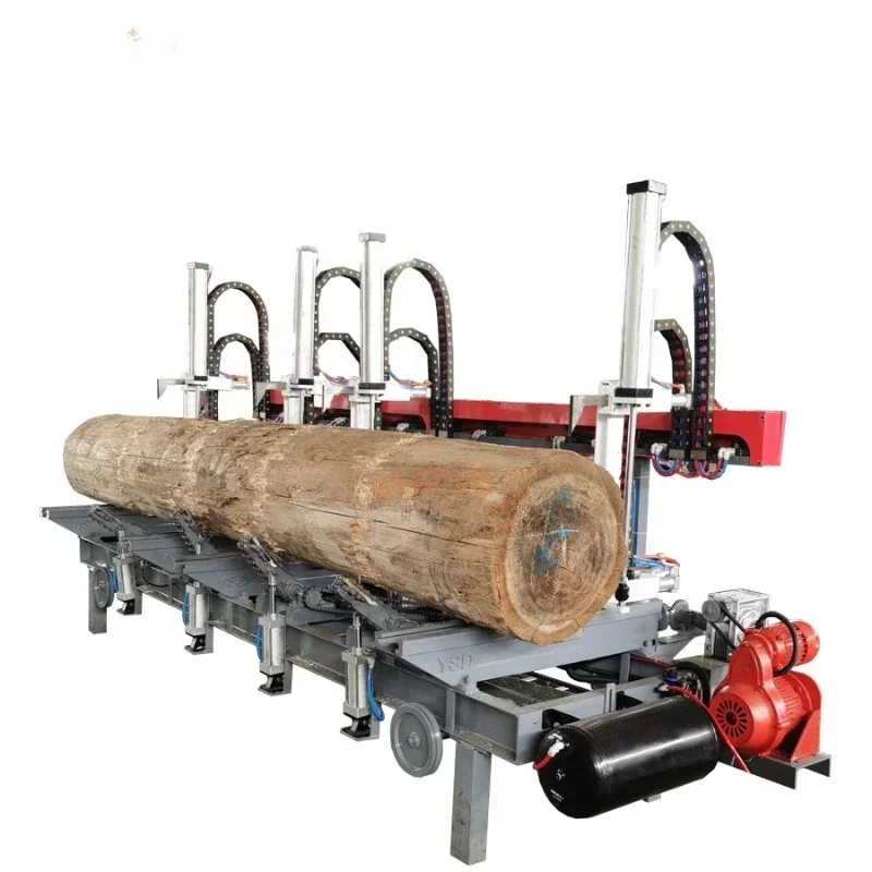 Automatic Laser Vertical Band Sawmill Wood Cutting Machine With Cnc Log Carriage