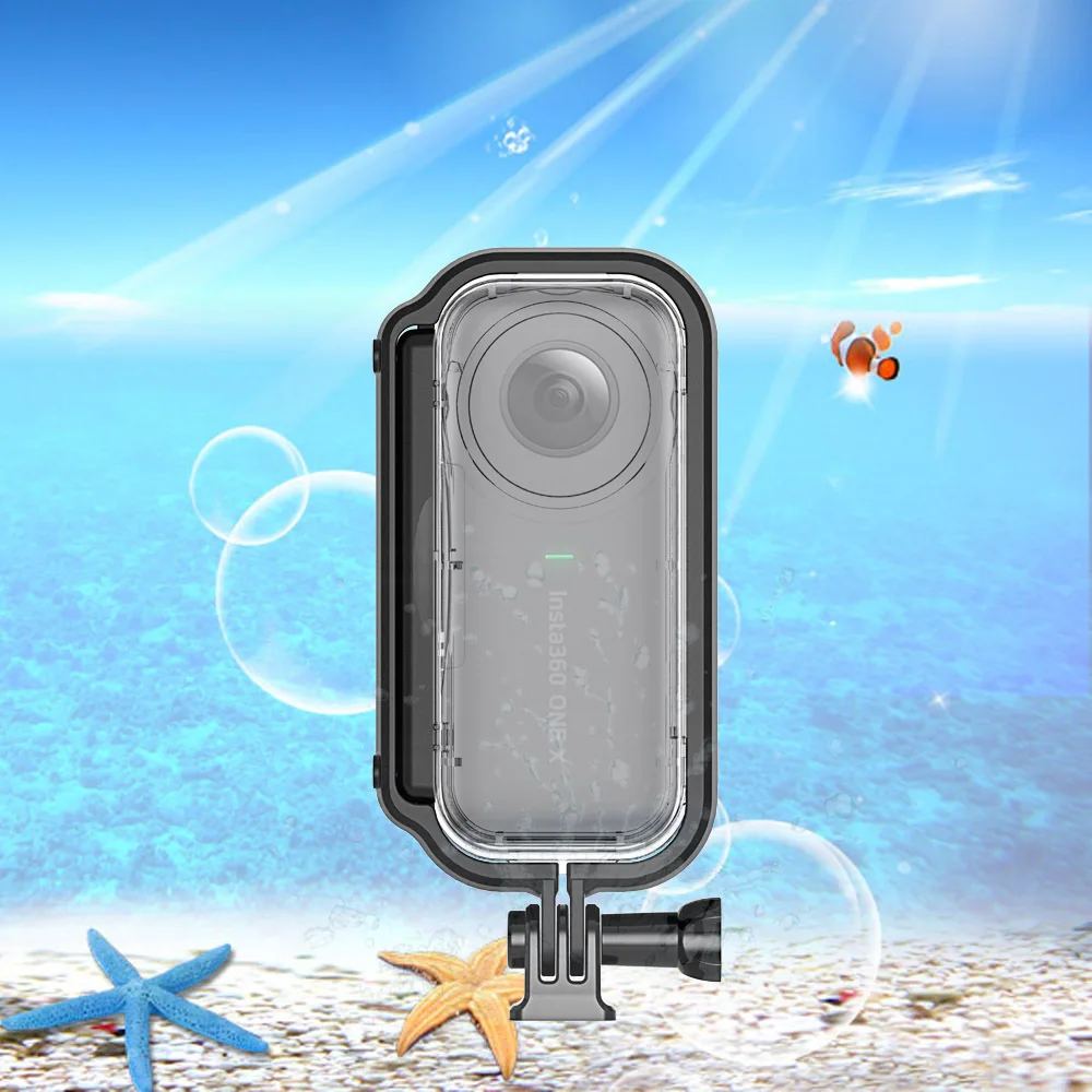 

30m Dive Waterproof Housing Diving Case for Insta360 ONE X Panoramic Camera 30m Snorkeling Swimming Venture Protection Shell