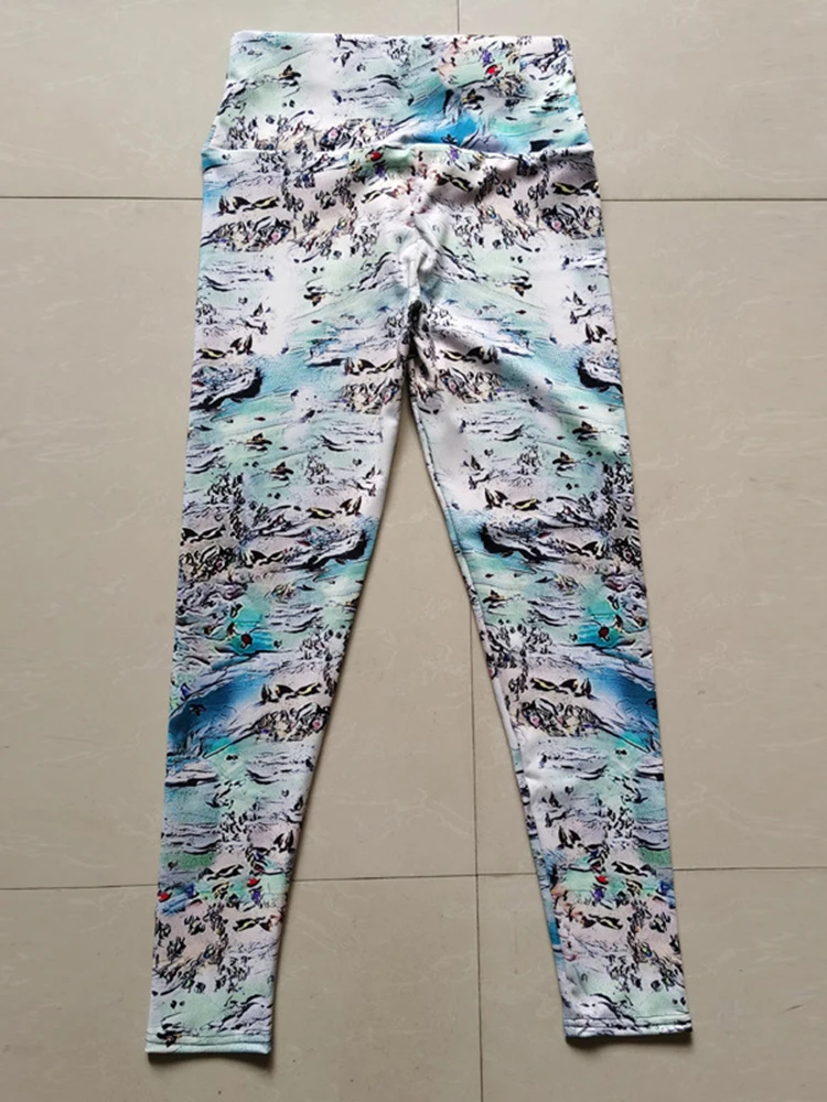 Leggings de treino fitness para mulheres, roupas impressas em 3D, jogging esportivo, booty scrunch, calças justas de ginástica, ioga, novo