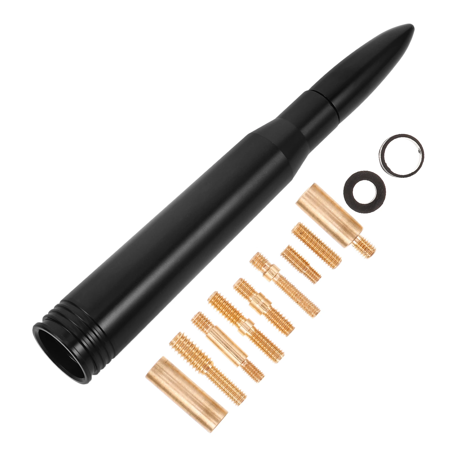 

Universal Roof Antenna Set For Auto Radio Signal Enhancement Lightweight Aluminum Alloy Short Replacement Compatible With Cars