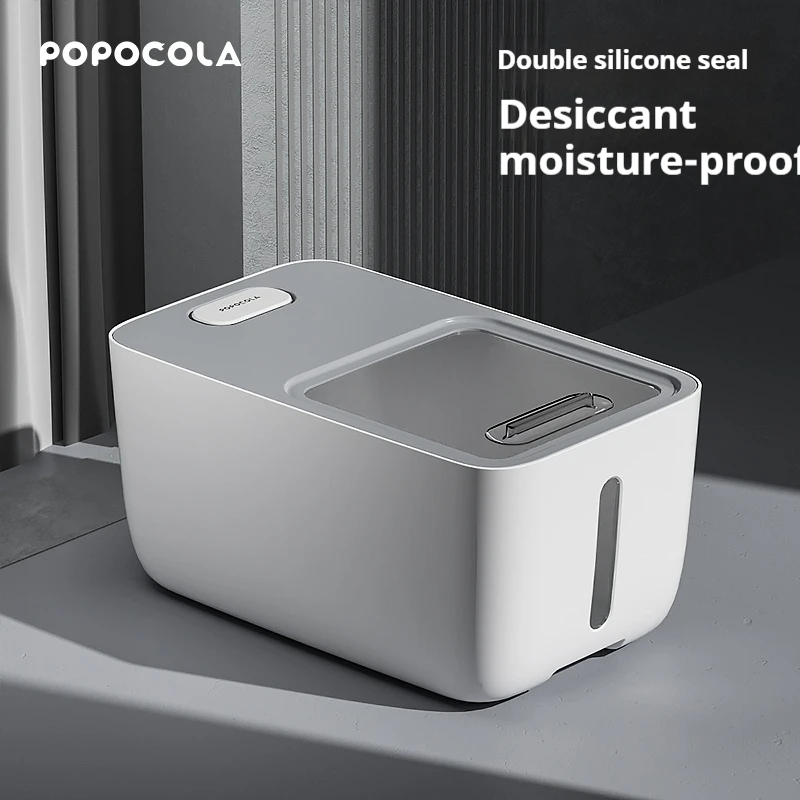 

12L Vacuum Sealed Pet Food Container - Airtight Moisture-Proof Storage Bin for Dry Food/Treats, Dog/Cat Grain Dispenser