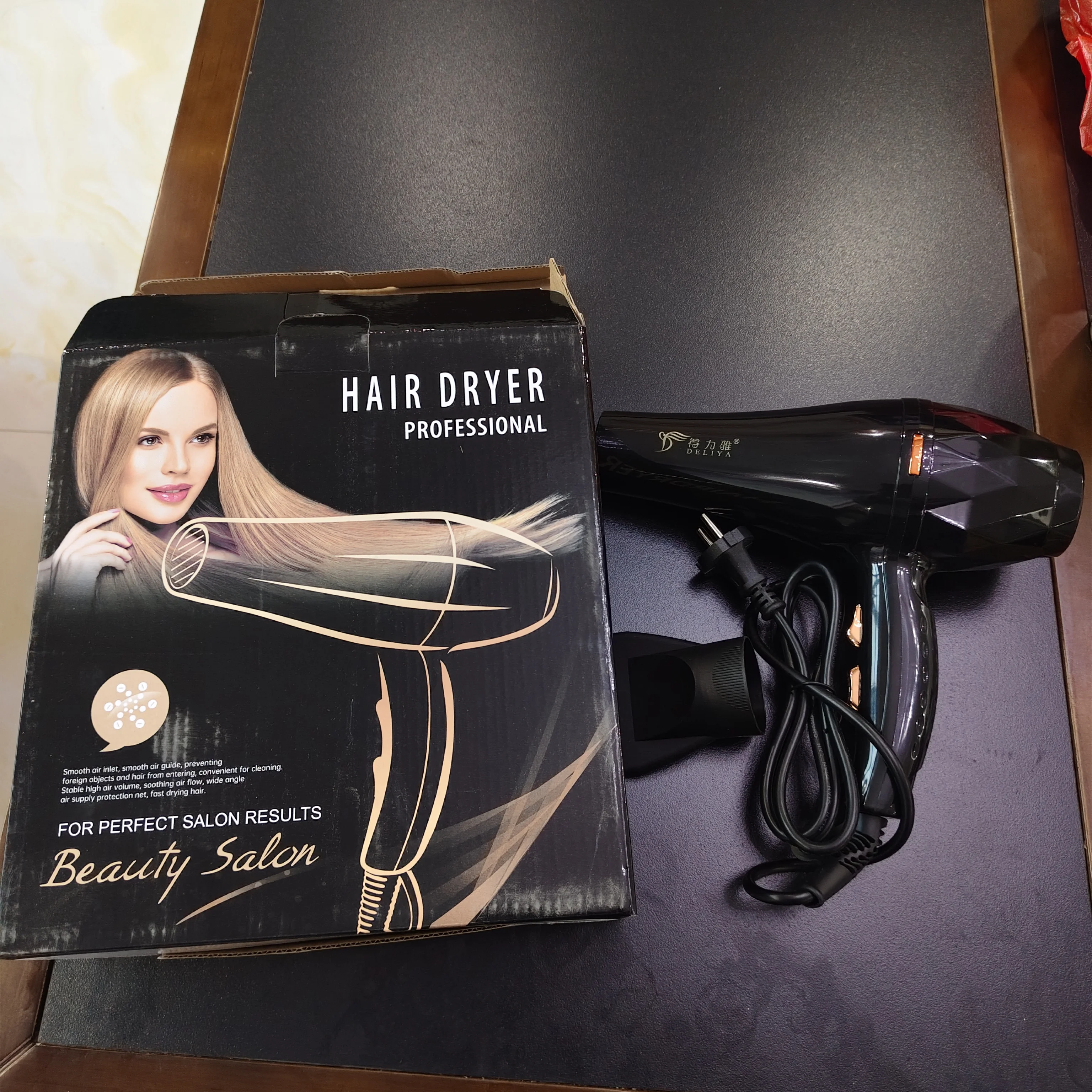New High Wind Power Hair Dryer With Hot And Cold Constant Temperature Quick Drying Hood, Household Hair Salon Hair Dryer Tube photo review