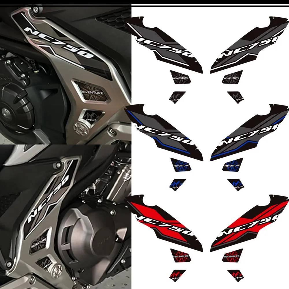 2021 2022 NC750 X Tank Pad Stickers Protection Fairing Decals For Honda NC 750 NC750X Knee Windscreen Handshield Wind Deflector