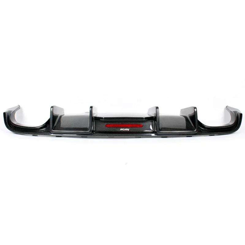 

S5 diffuser fit A5 S5 carbon fiber super style rear bumper diffuser 2012-2016