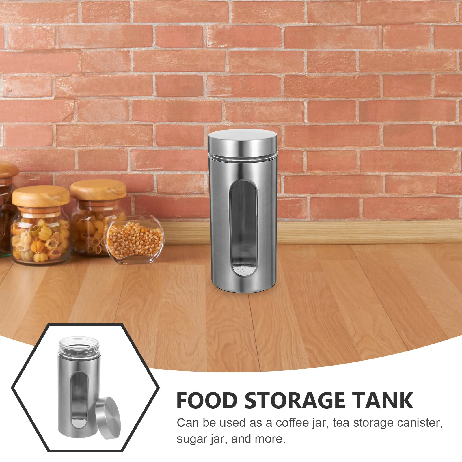 950Ml Stainless Steel Kitchen  - огляд і ціна Dry Food Snacks