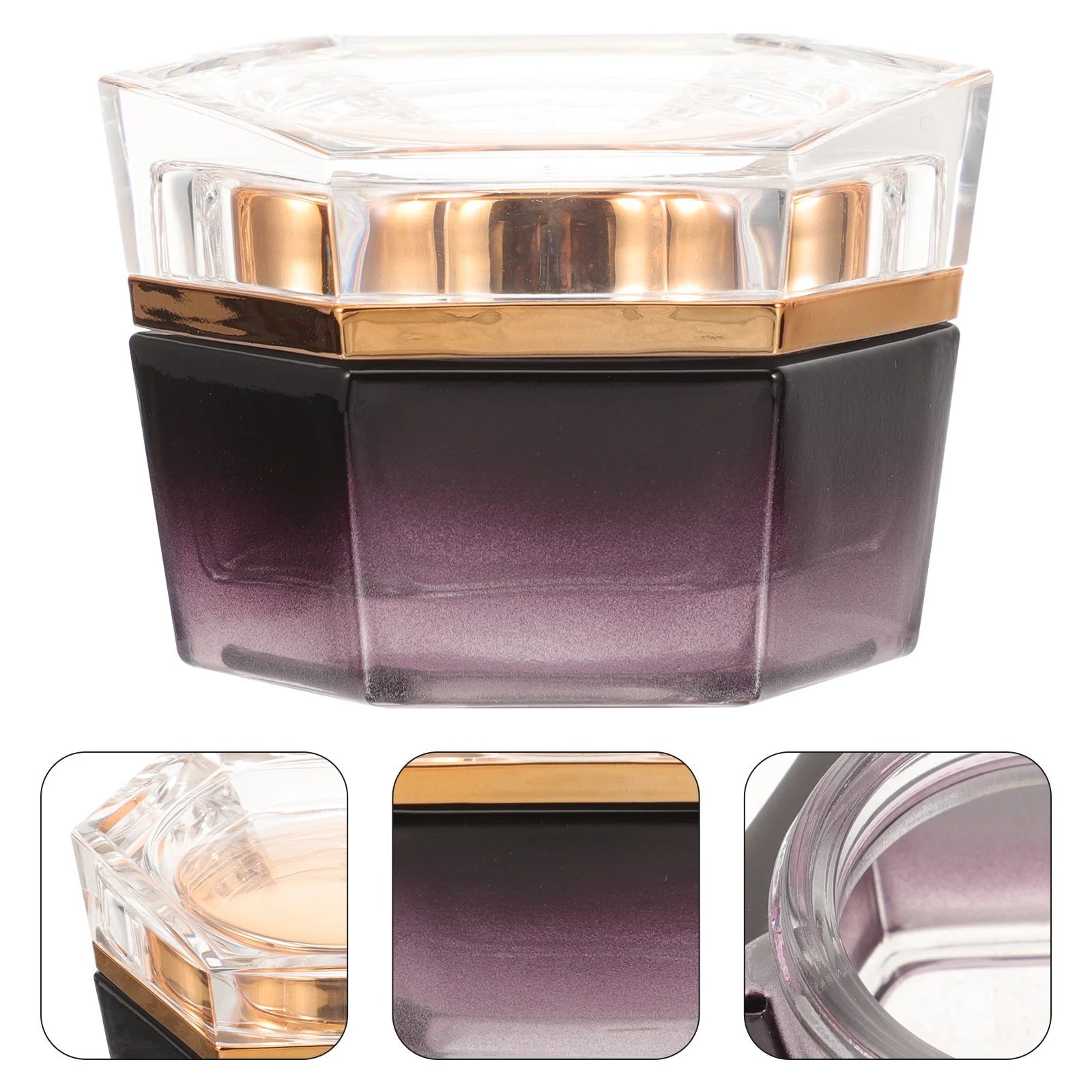 

Cream Container Glass Jar 20g Travel Size Reusable Leakproof Moisturizer Storage Jar Small Glass Jars for Toiletries