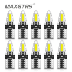 10x Super Bright T10 7020 Chip W5W 168 194 12V Car LED Auto Door Reading License Plate Light Clearance Bulb 6000k Interior Lamp