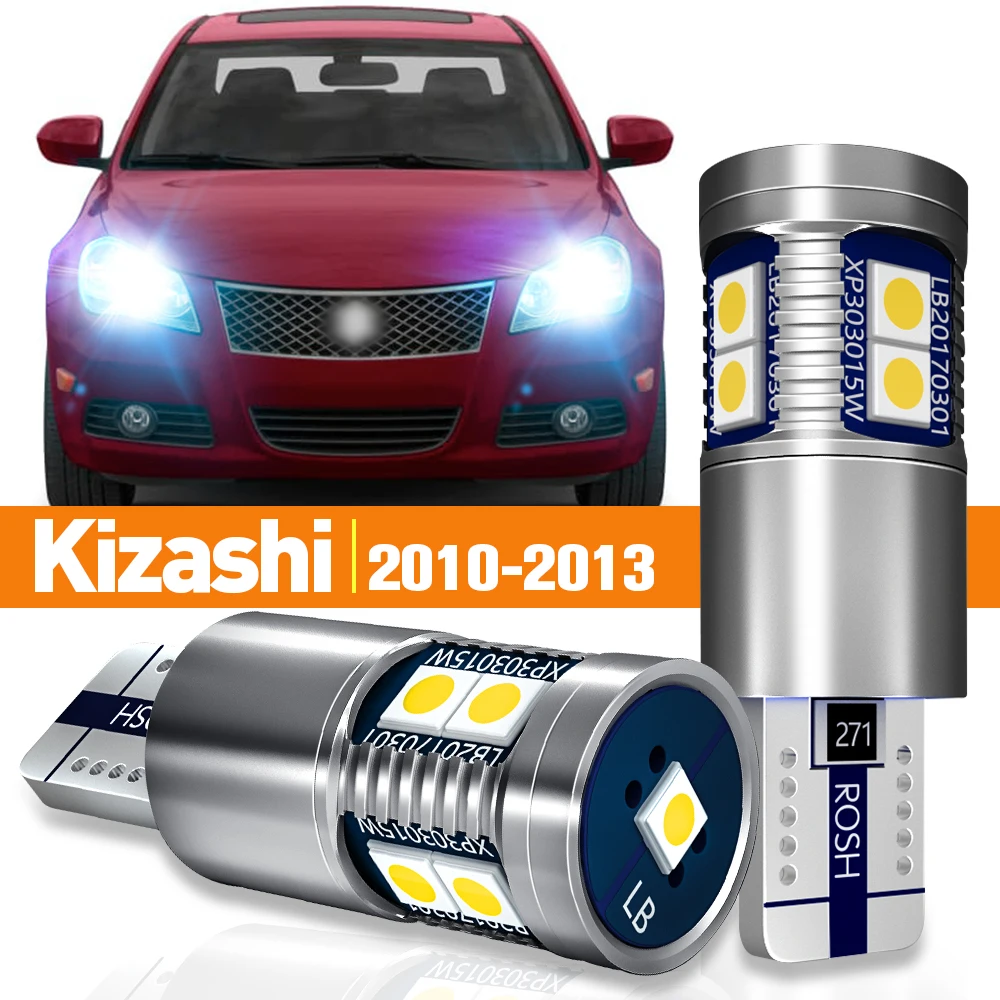 Enquêter de dégagement de stationnement LED pour Suzuki Kizashi, lampe Canbus, accessoires, 2010, 2011, 2012, 2013, 2 pièces