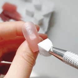 Tırnak fırçası Ombre degrade sapları kalem Mini değiştirilebilir sünger blokları Stamper renk solmaya manikür DIY güzellik Blender Nail Art araçları