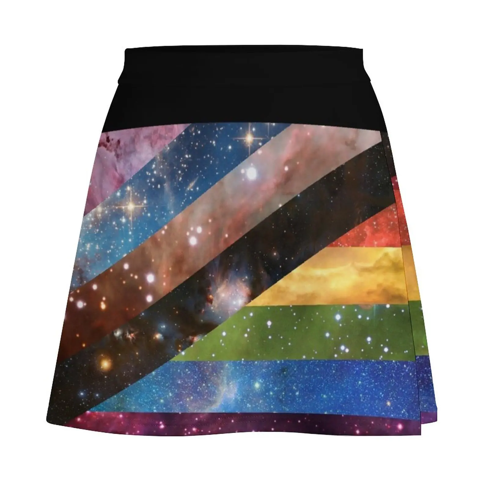 New Pride Flag Designs - Galaxy Edition Mini Skirt School skirt Summer women's clothing night club outfits Mini Skirt