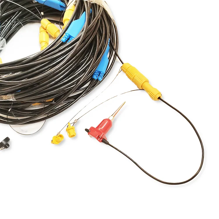 12 Channels Seismic Cable With 12 Pcs Amphib-IV Geophone Connector/seismic Refraction Cable