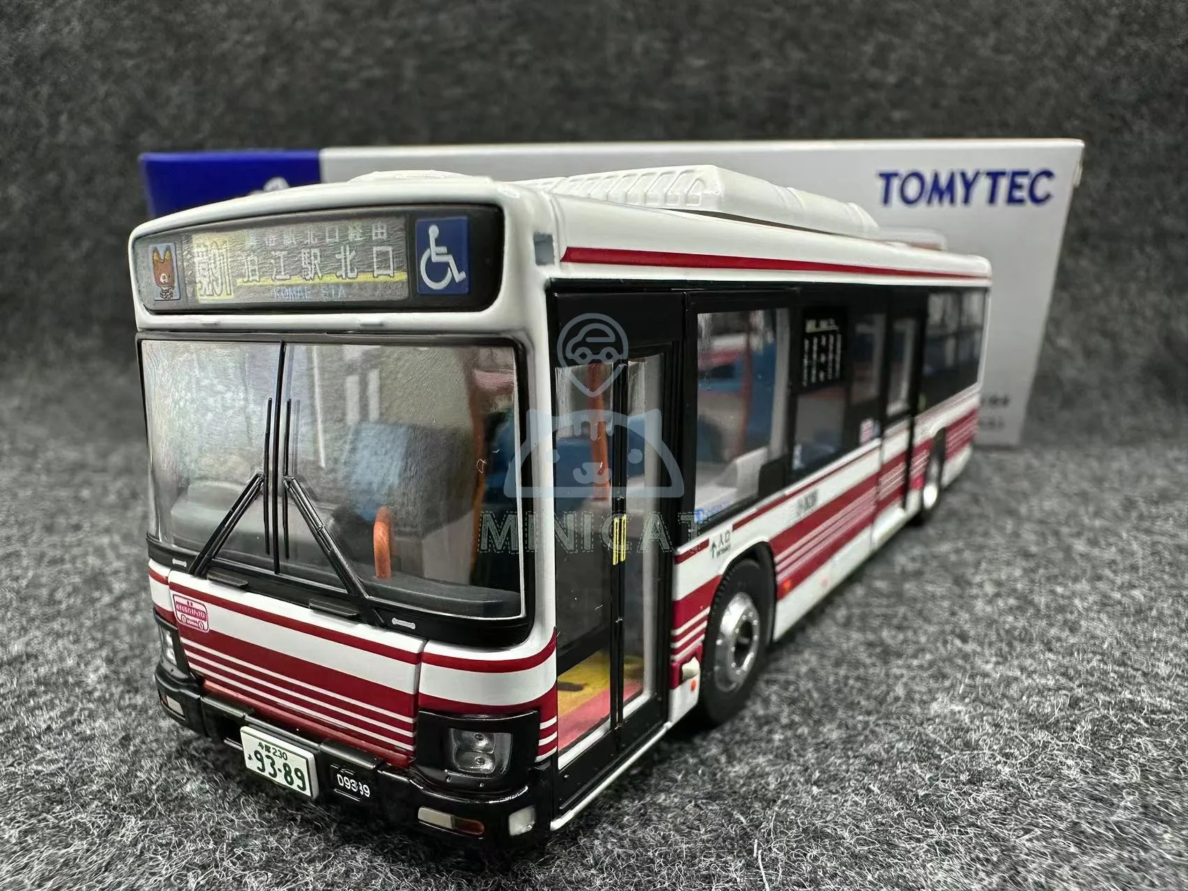 Tomytec 1/64 TLV LV-N245g bus Die cast alloy car model collection ornaments