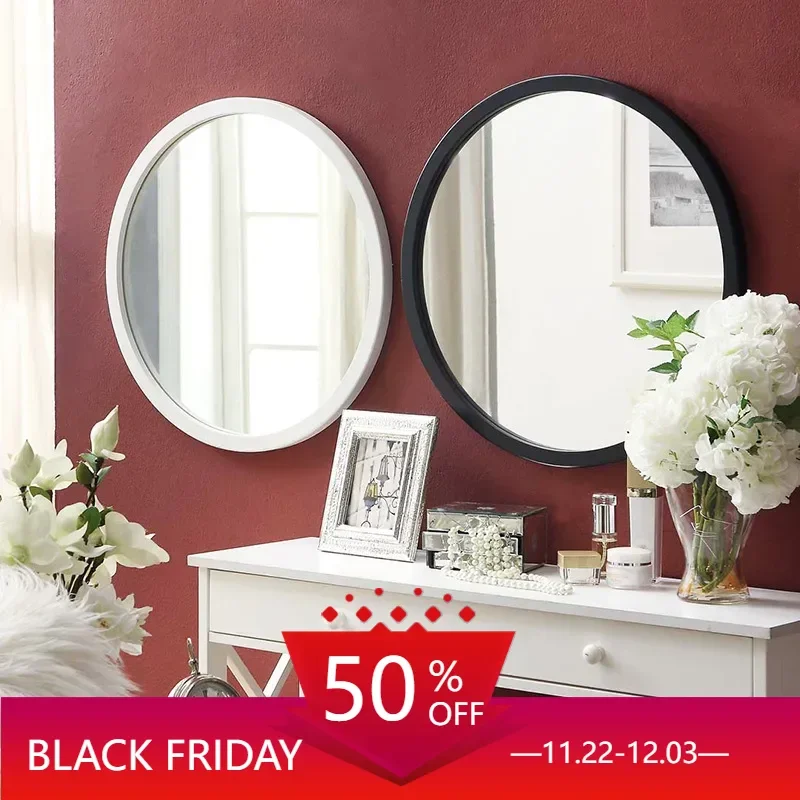 Dressing Table Gold Decorative Mirrors Round Toiletcustom Desk Full Body Mirror Gothic Organic Espejo Pared Wall Decor PX50DC