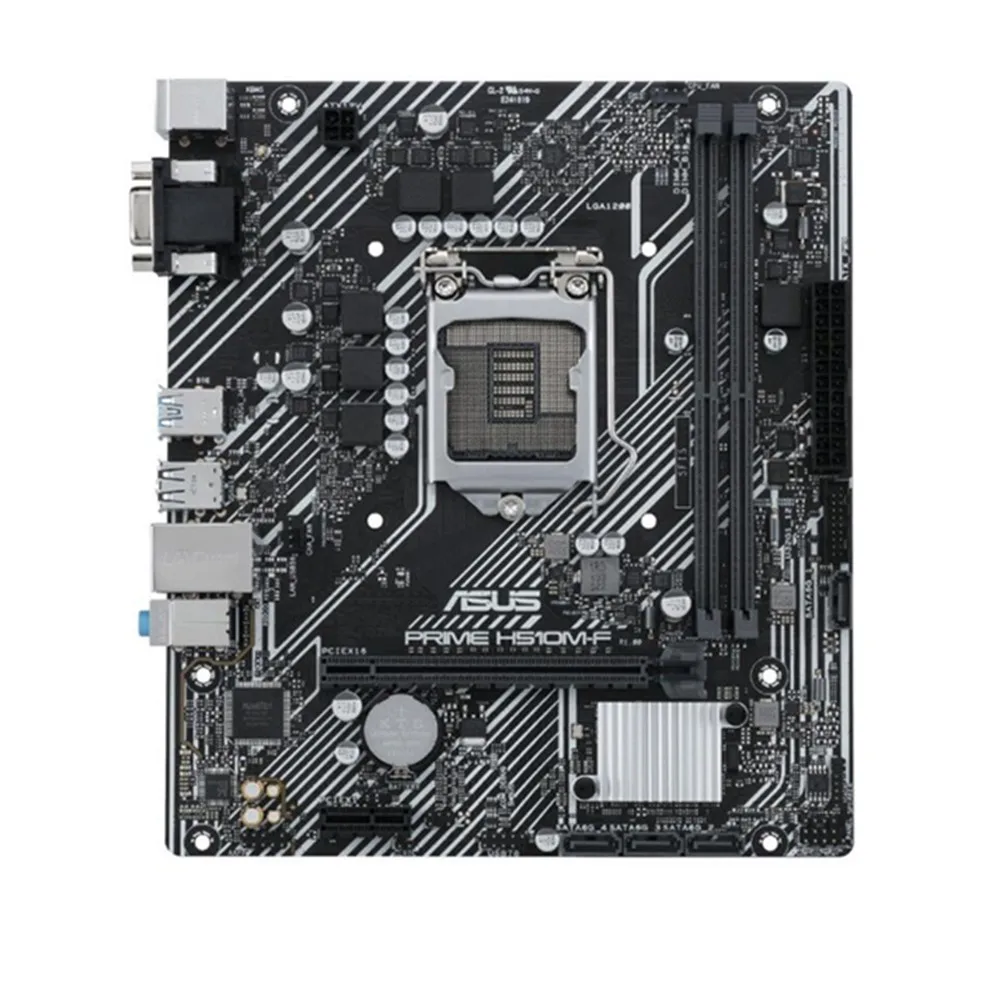 ASUS PRIME H510M-F D4 Memory Support for 10/11th Gen CPU LGA1700 Micro ATX Intel Socket H510 Series Computer Motherboa