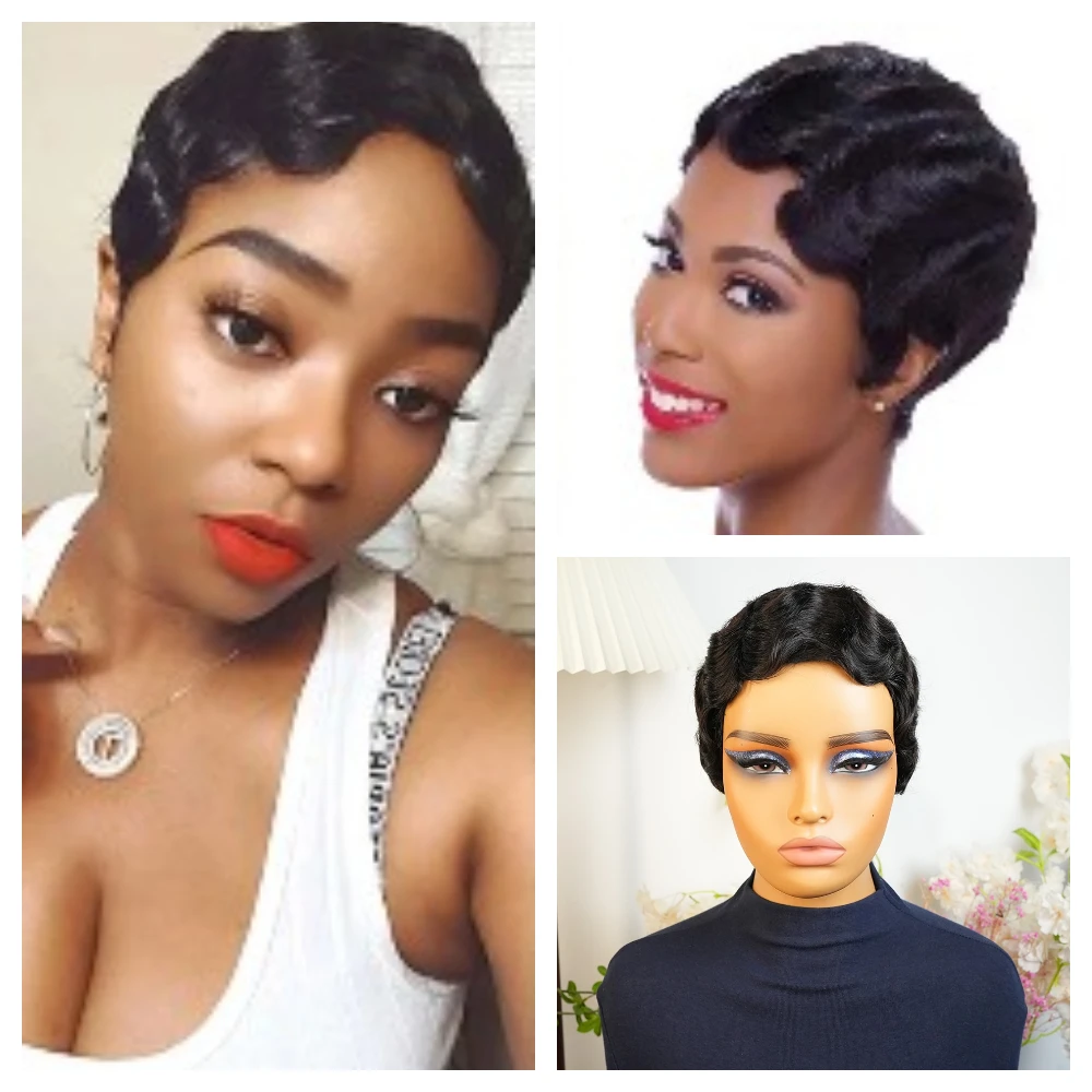 Short Curly Pixie C… - image