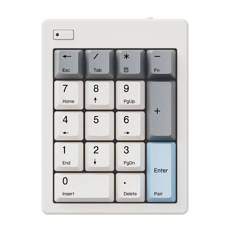 Magic Force MF17 Numeric Keyboard Wireless Bluetooth Dual Mode Gasket Hot-Swap USB Office Mechanical Keypad Backspace 1.5v New