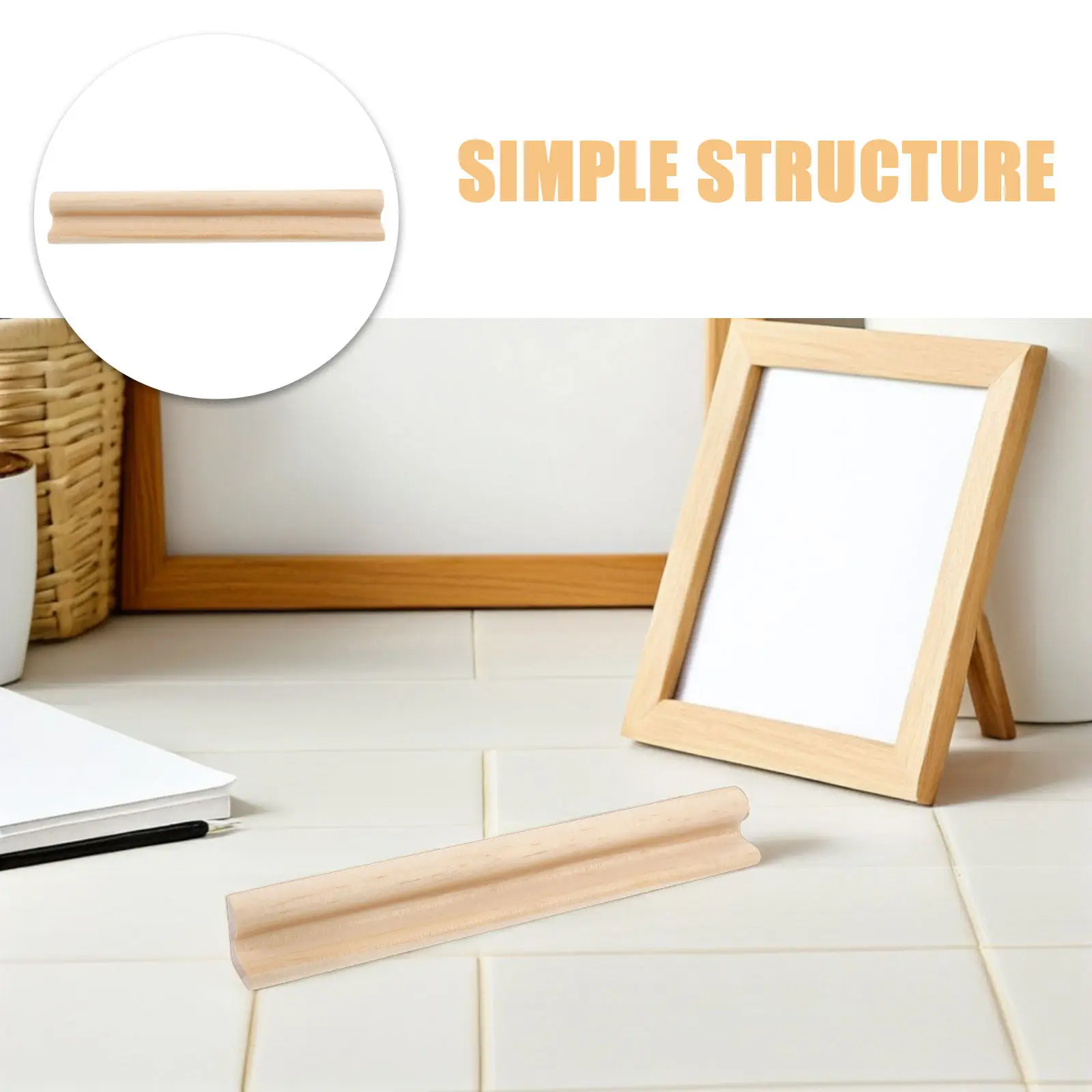 10Pcs Wooden Domino Tile Holders Tray Rack Set Natural Wood Smooth Edges for Mexican Train Dominoes Board Game Organizer view 3