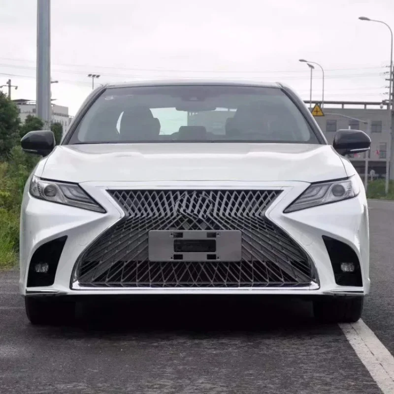 

Factory Sales Modified Front Rear Bumper Grill Side Skirt Fog Light Body Kit for s Camry 8th Upgraded LS Style 2018+