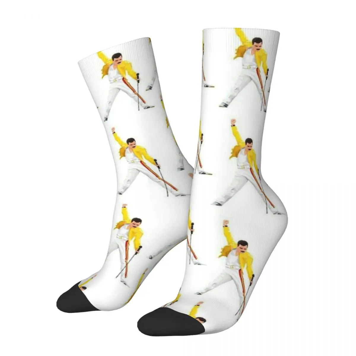 Winter Warm Harajuku Unisex Freddie Mercury Socks Sweat Absorbing Sports Socks