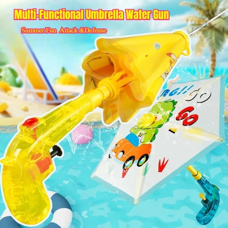 

Ultra-Light Kids Mini Umbrella Water Gun - Summer Beach Pool Party Fun Safe Outdoor Combat Set Unisex Gift for & Kids
