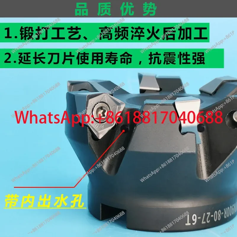 90 degree double-sided hexagonal CNC right angle plane MFWN milling disc high precision five-axis machining