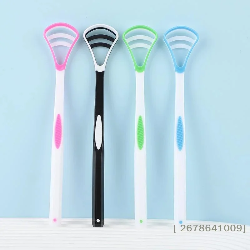 Portable Silicone Tongue Scraper Double Sided Tongue Cleaning Brush Oral Hygiene Tool For Long Lasting Fresh Breath Wholesale