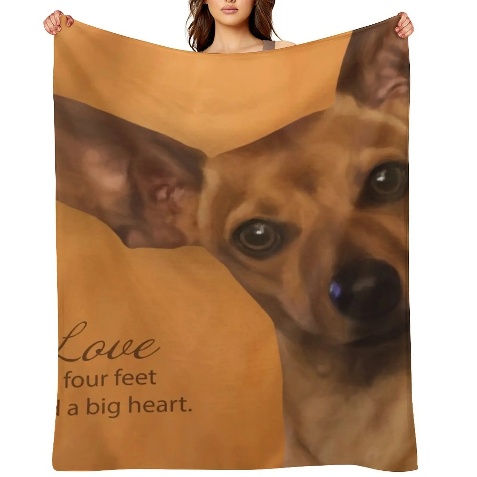 

Chompers! Chiweenie! Throw Blanket cosplay anime Sofa Throw Retros Vintage Blankets