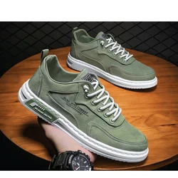 Men Vulcanized Shoes Flat Non-slip Wear-resistant Breathable Sneakers Classic Fashion Canvas Casual Shoes Brand Shoes for Men