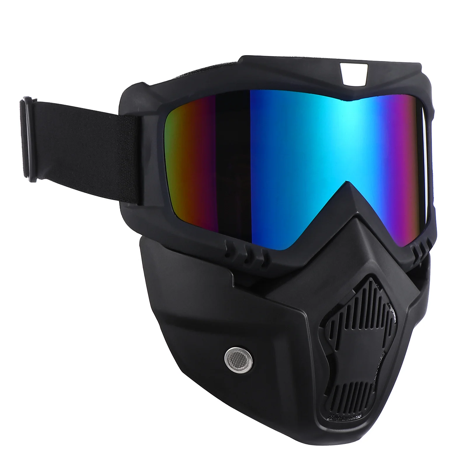 

Motorcycle Windshield Full Face Shockproof Lightweight Adjustable Visor For Men Women Riders Safety Gear Retro