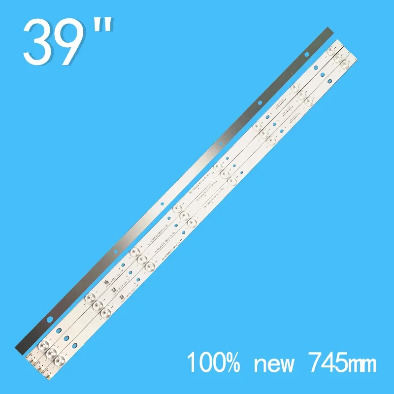 4PCS 8LEDs 3V 745mm For 39