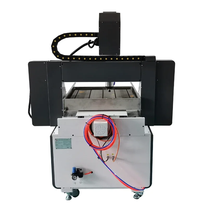 Minitaladro grabador 3D CNC, mesa de hierro fundido para metal, material de aluminio, mesa de corte, fresadora CNC móvil, LT-6060