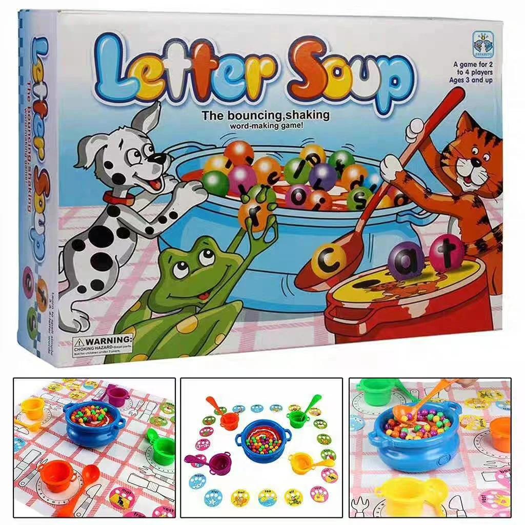 English Word Spelling Game Table Game Educational Toys English Learning for Kids