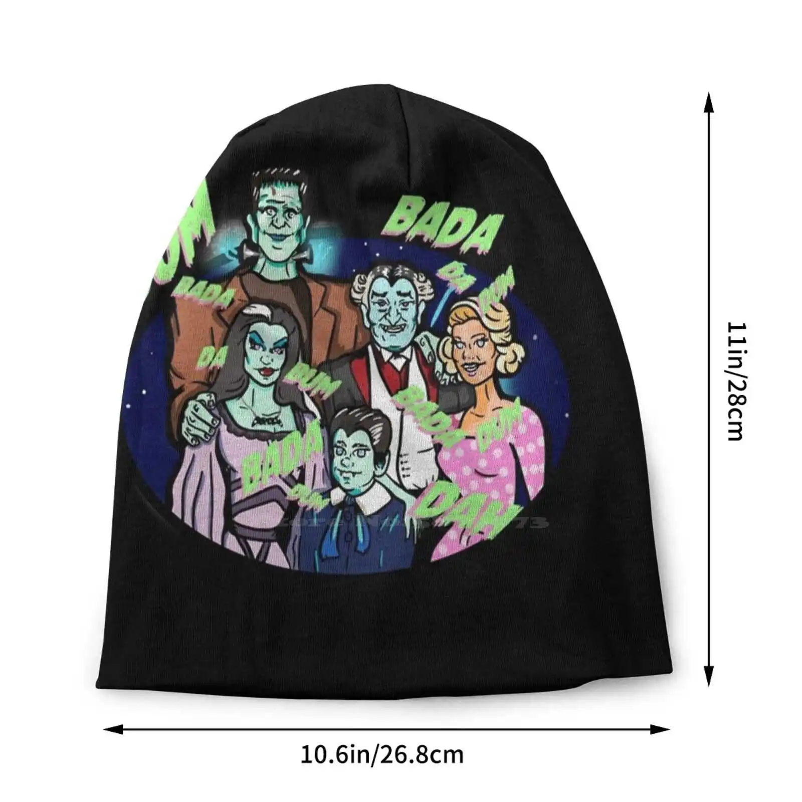 The Munsters Knitted Hat Warm Beanie Outdoor Caps The Munsters Lilly Munsters Herman Munster Eddie Munster Grandpa Munster