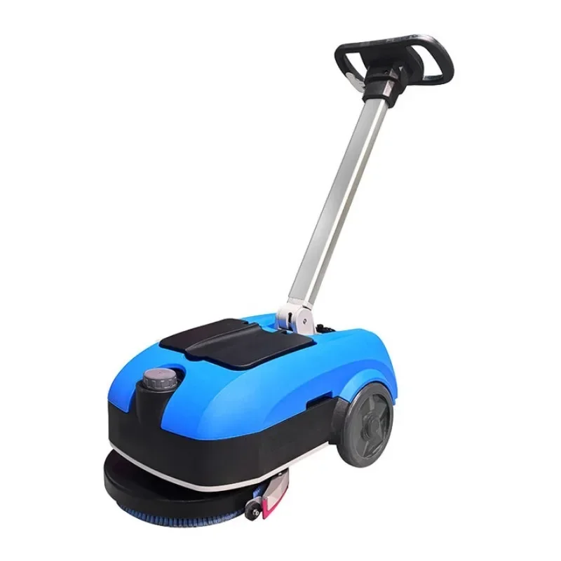 Hand-push washing machine, commercial washing, scrubbing and suction three-in-one mopping machine, washing