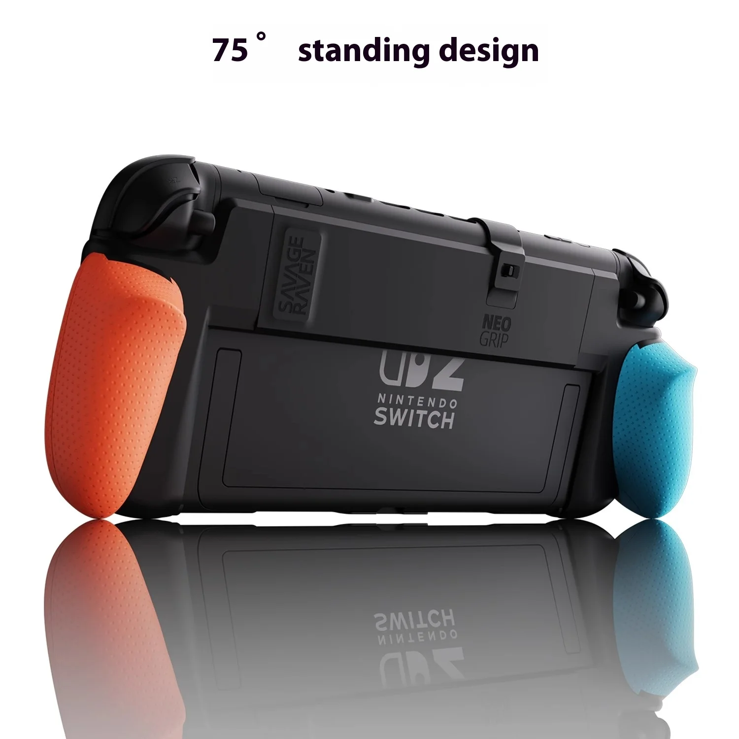 Savage Raven By Skull & Co. NeoGrip For Nintendo Switch 2 Replaceable Ergonomic 4 Grip Sliding Rail Design Protective Cases