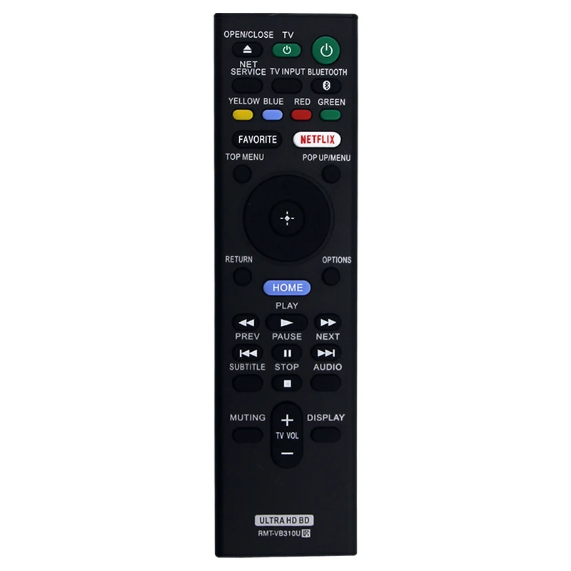 

Совместим с Sony DVD UBP-UX80 UBP-X800 UBP-X1000ES UBPX1100ES UBPX800M2 Запасные части для пульта дистанционного управления RMT-VB310U