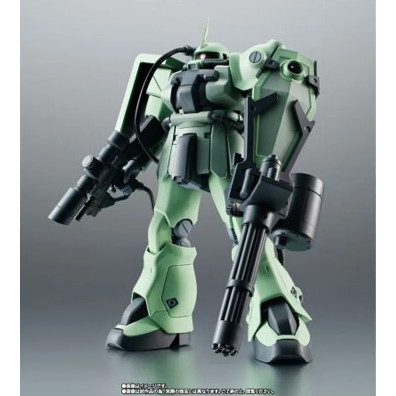 Bandai genuíno robô anime figura MS-06F-2 zaku ii f2 tipo (dedicado para telêmetros) figura de ação brinquedos para meninos crianças presente