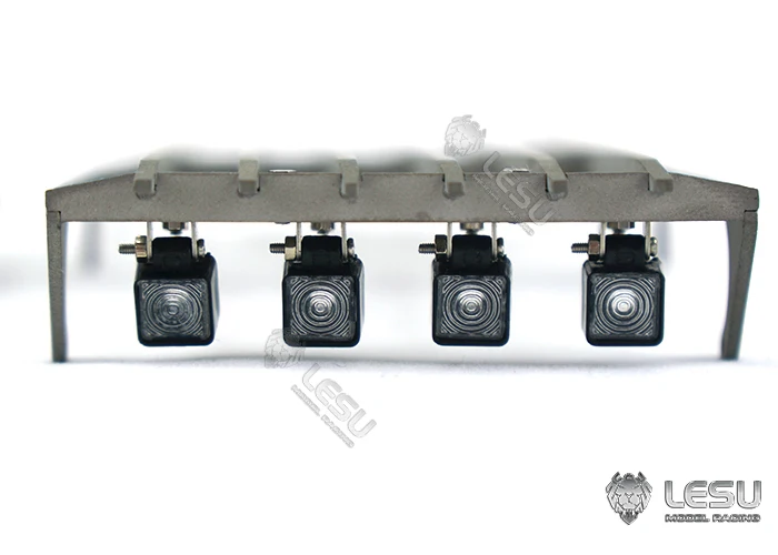 Für 1/14 Modell AC360 Baggerkabine, oberes Metall-Antikollisionsgitter, Spotlicht, DIY LESU – Detail 7