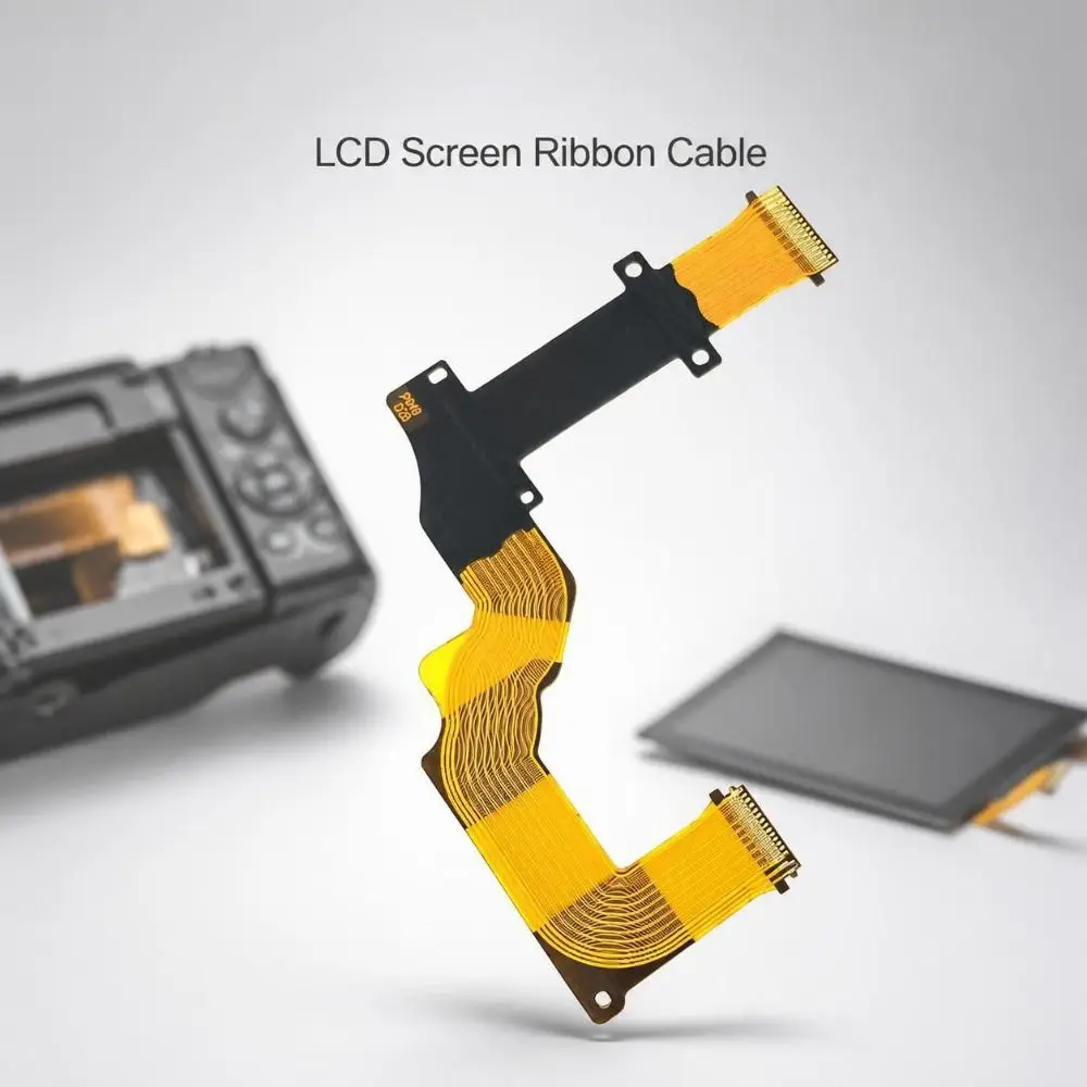 Flexible Rotating LCD Flex Cable DIY Replacement Display Connection Cable Durable Screen Flex Cable for Canon SX730 SX740
