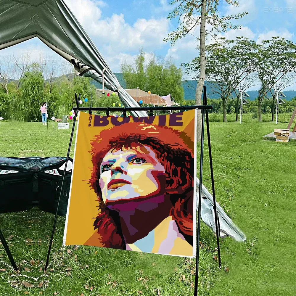 Rock Singer David B-Bowie Banner INS Style Outdoor Party Decoration Atmosphere Flag