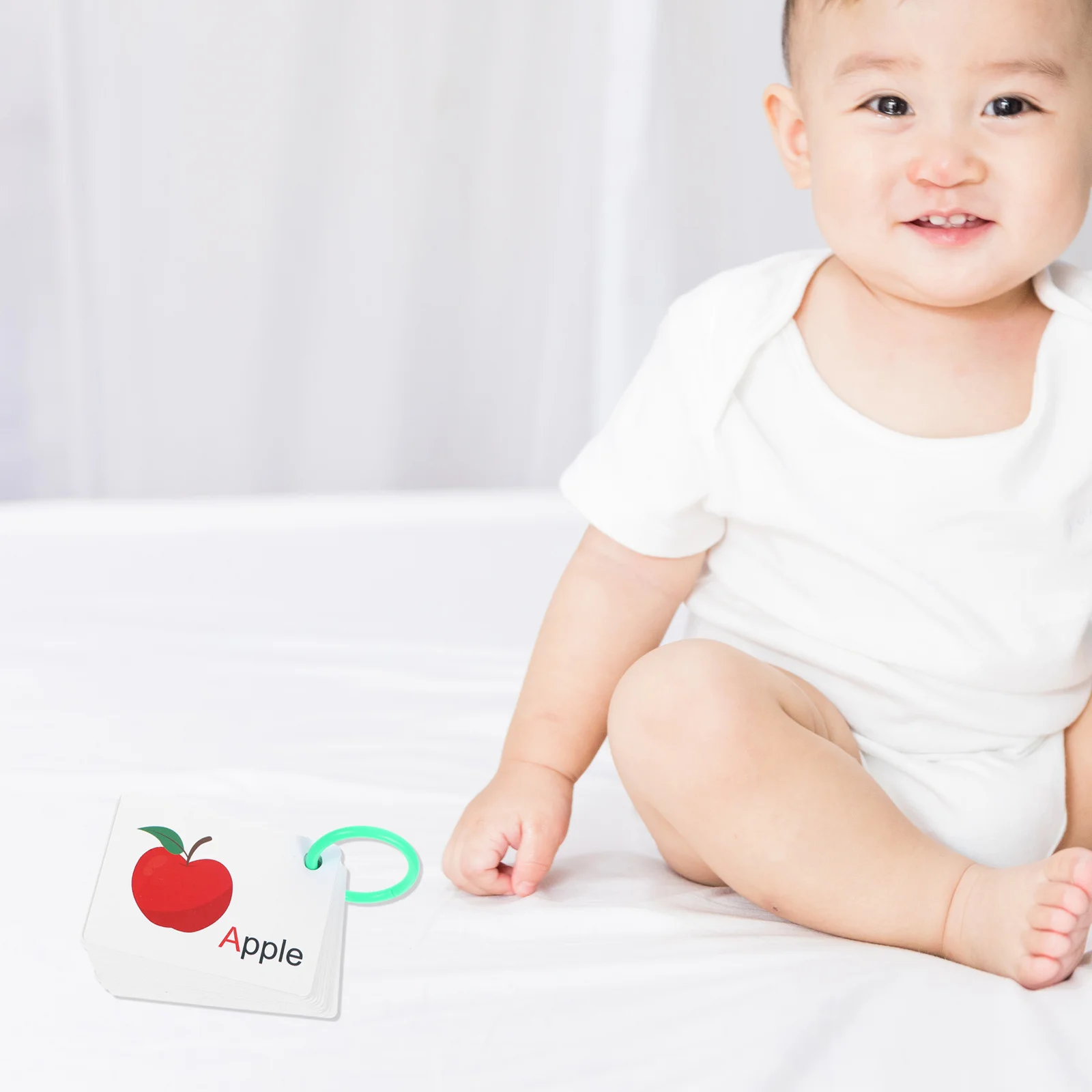 Flash per l'apprendimento delle lettere inglesi Alfabeto colorato educativo per 3-6 anni Carte per l'educazione precoce dei bambini Schede flash inglesi