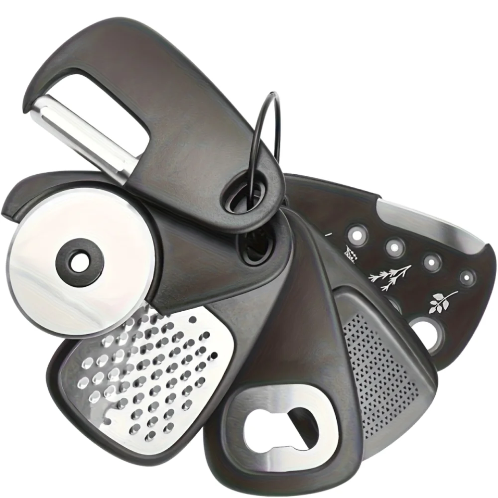Camping Cooking Set Compact - Set Peralatan Berkemah Desain Ringkas Pegangan