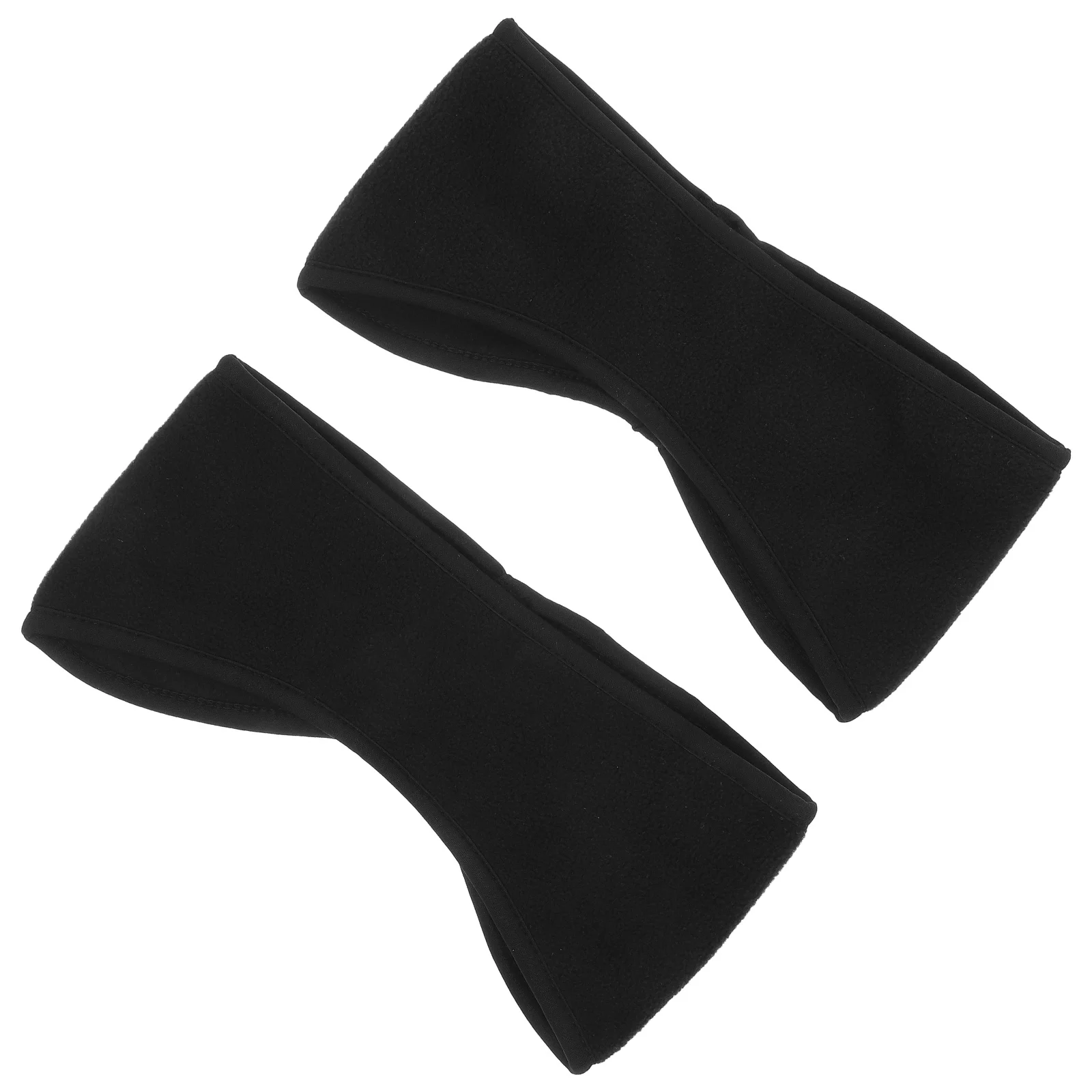 

2 pcs Windproof Fleece Ear Warmer Headband Warm Stretchy Sports Sweatband For Cycling Skiing Running Snowboarding Outdoor Winter