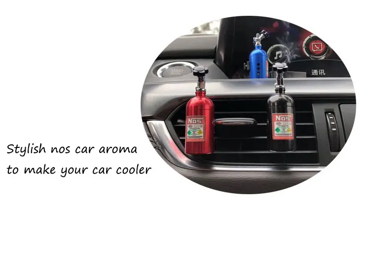 Beliebte Auto Lufterfrischer NOS Stickstoff Flasche Air Vent Aromatherapie Auto Aroma Outle Parfüm Aroma Düfte Zubehör – Detail 2