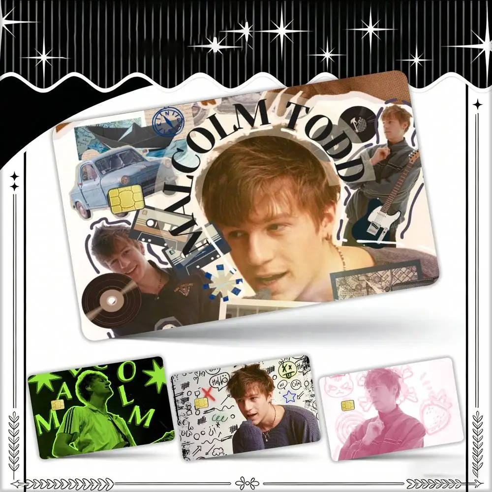 

SINGER Malcom todd Waterproof Film Skin Cover Credit Card Stickers Debit Front Bank Bus Pass