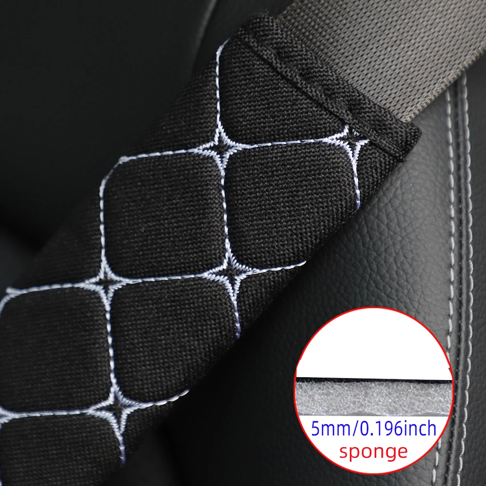 Ein Leinen bestickter, atmungsaktiver Stoff, Autositzgurt, Schultergurt-Abdeckung, Versicherungsgurt-Abdeckung, Autozubehör – Detail 7